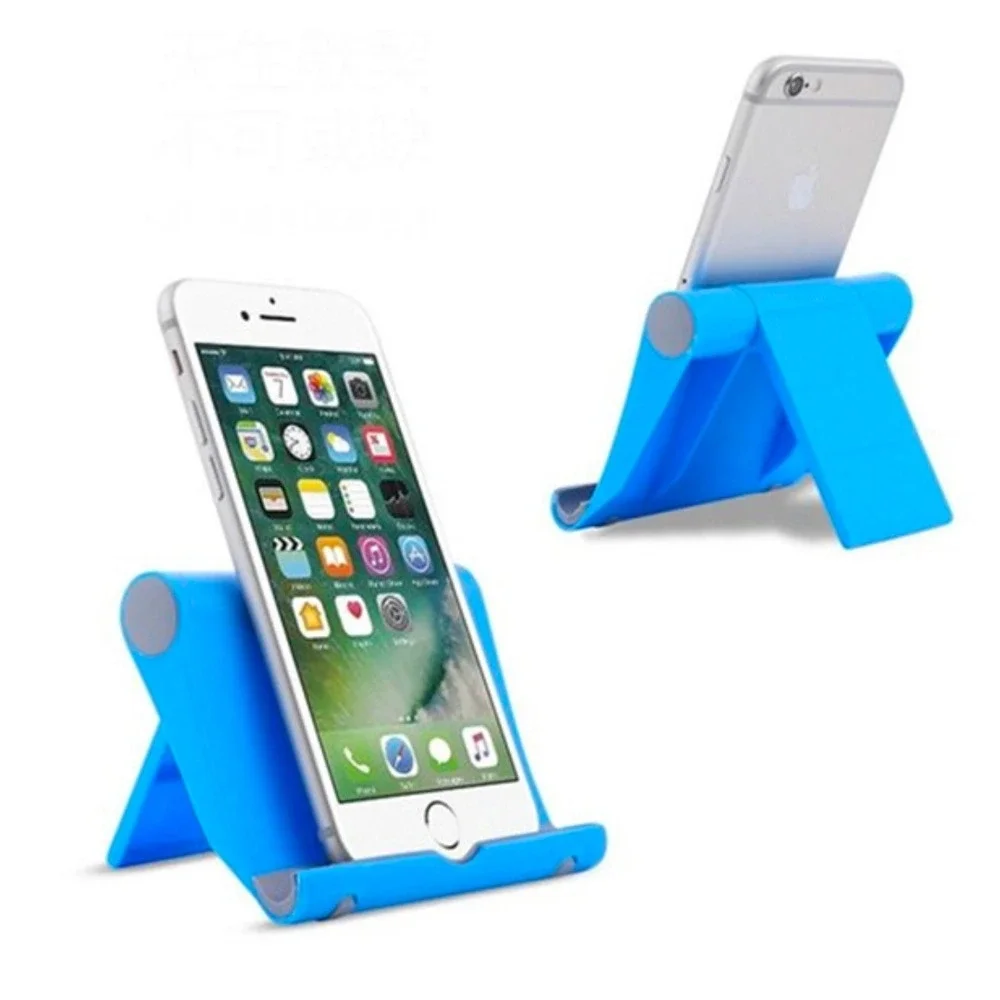 Foldable desk phone holder